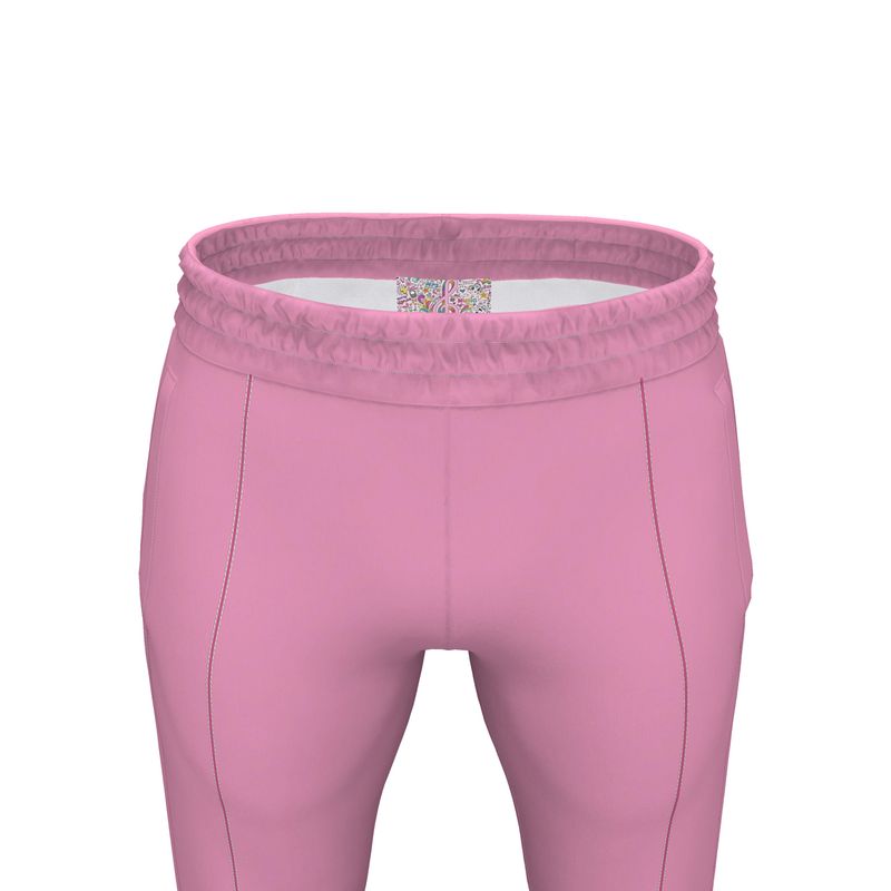 Mens Tracksuit Trousers Music Pink Logo