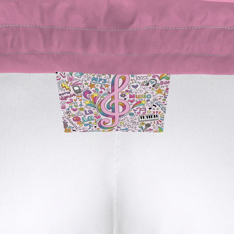 Mens Tracksuit Trousers Music Pink Logo