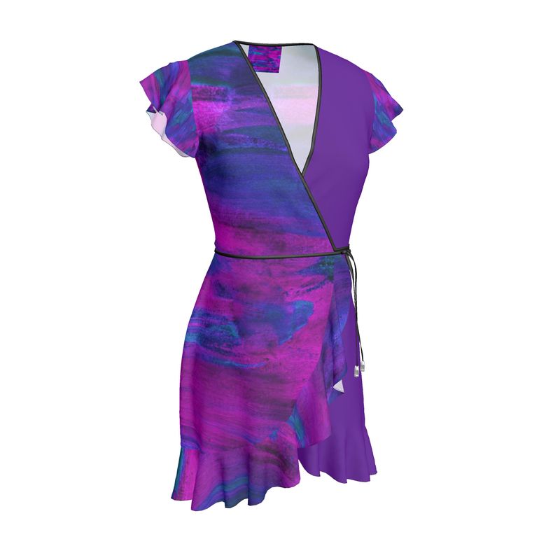 Tea Dress Purple Art