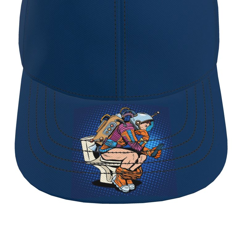 Baseball Cap Midnight-Blue astronaut