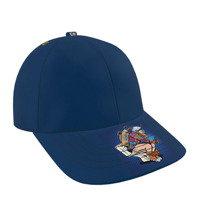 Baseball Cap Midnight-Blue astronaut