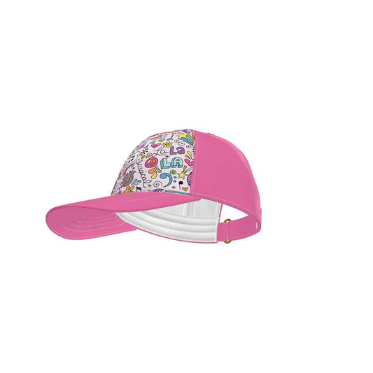 Baseball Cap Pink Music Logo