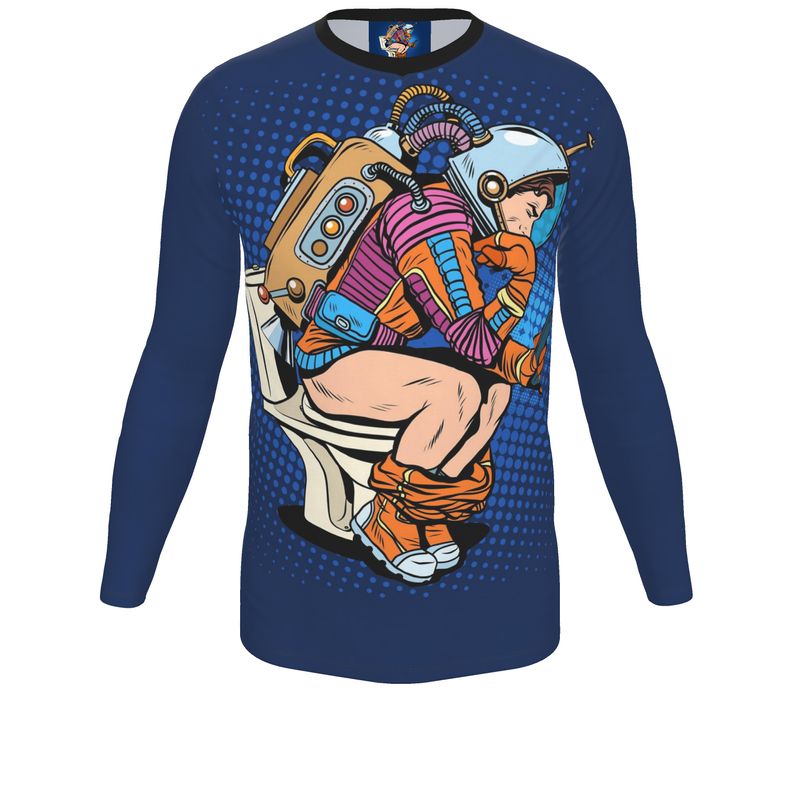 Men's T-Shirt Mid-Night Blue Astronaut