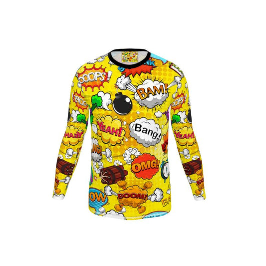 Men's T-Shirt Yellow Pop Art