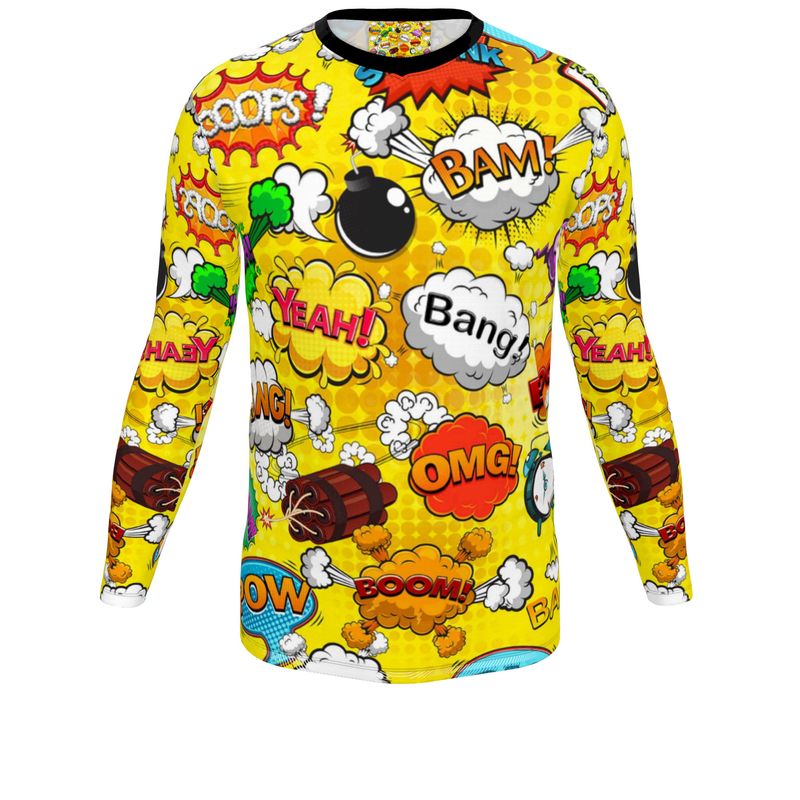 Men's T-Shirt Yellow Pop Art