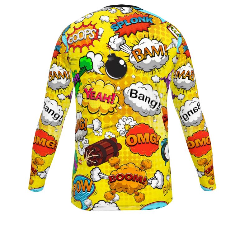 Men's T-Shirt Yellow Pop Art