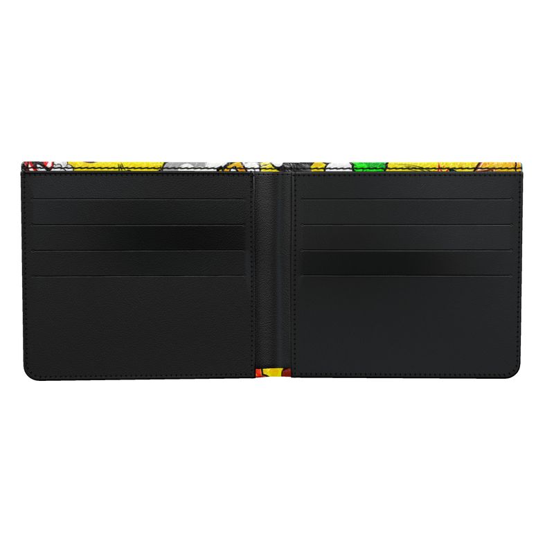 Men's Wallet Yellow Pop Art