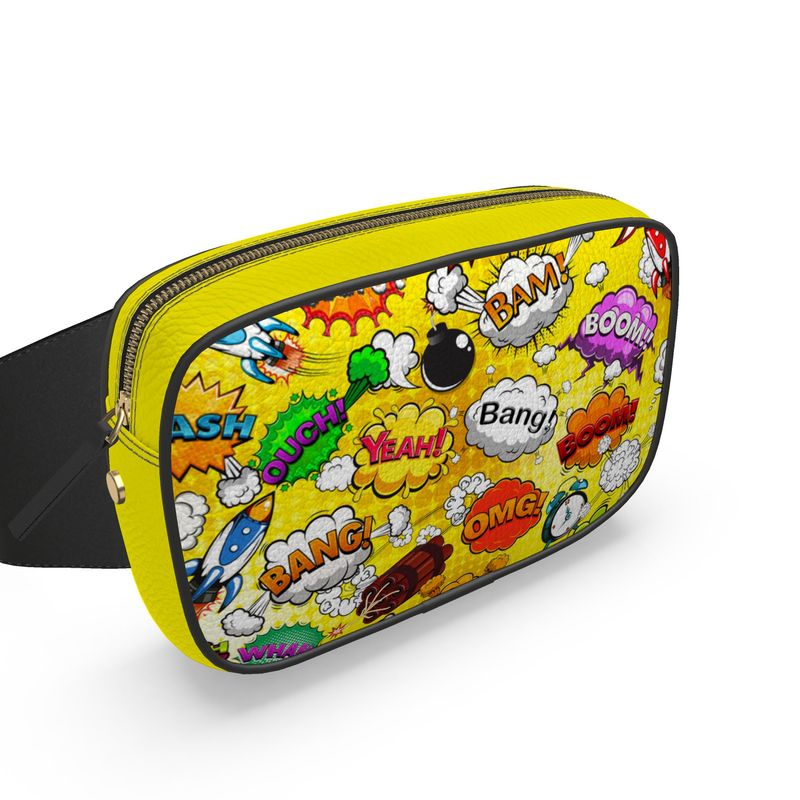 Belt Bag Yellow Pop Art