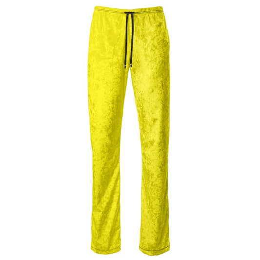 Womens Trousers Bright Yellow