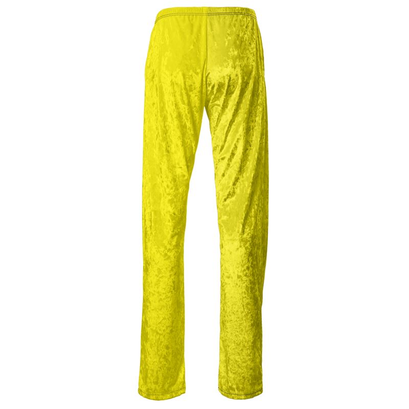 Womens Trousers Bright Yellow