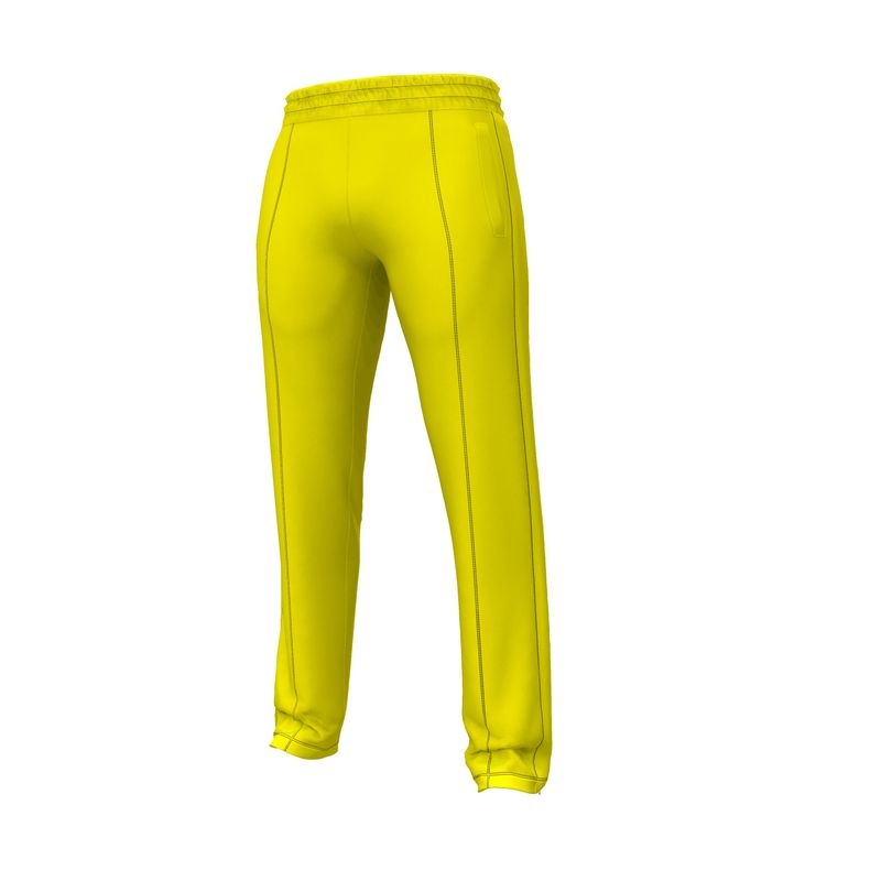 Men's Tracksuit Trousers Bright Yellow