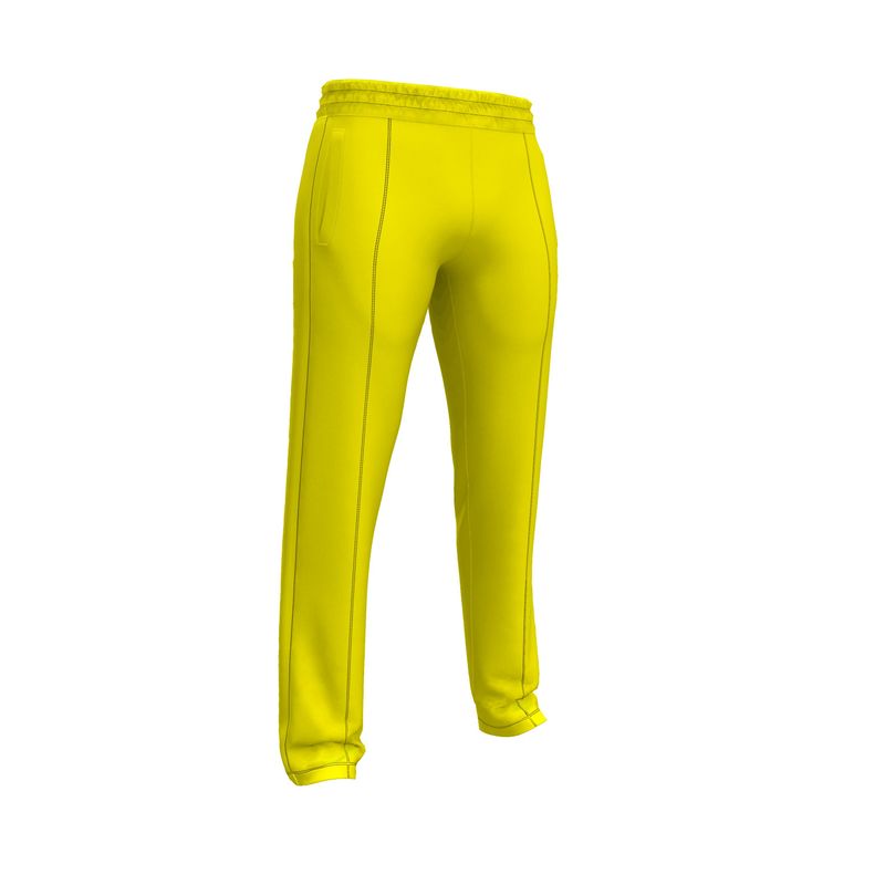Men's Tracksuit Trousers Bright Yellow