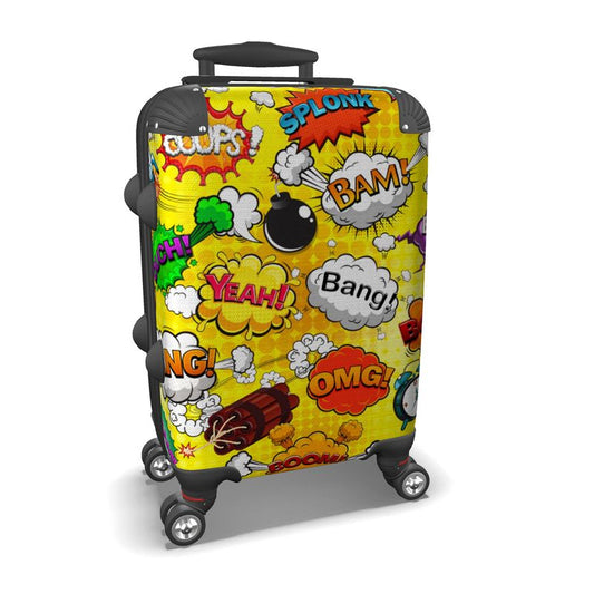 Suitcase Yellow Pop Art