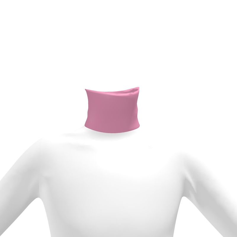 Men's Slim Fit Roll Neck Pink Music Logo