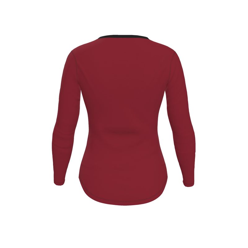 Womens T-Shirt Burgundy Inspired by K.R.