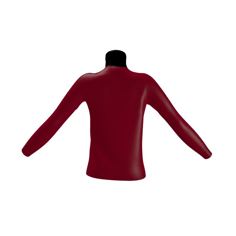 Slim Fit Roll Neck Burgundy Inspired by K.R.