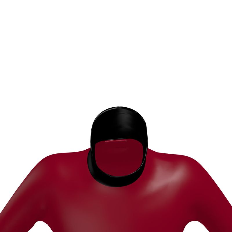 Slim Fit Roll Neck Burgundy Inspired by K.R.