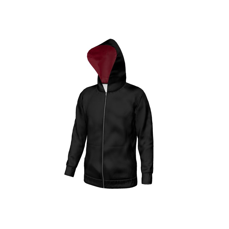 Hoodie Black & Burgundy Inspired by K.R.