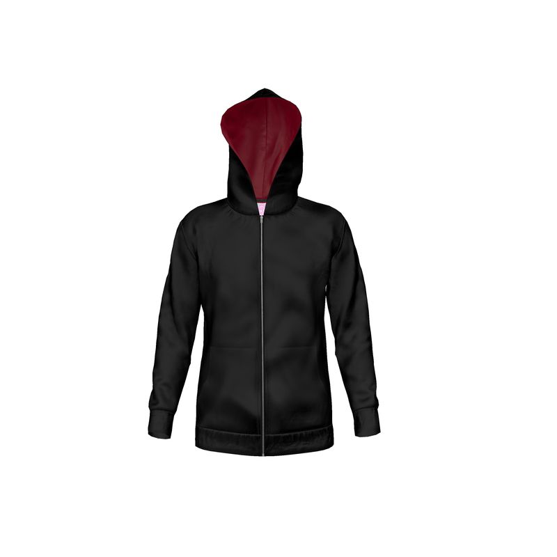 Hoodie Black & Burgundy Inspired by K.R.