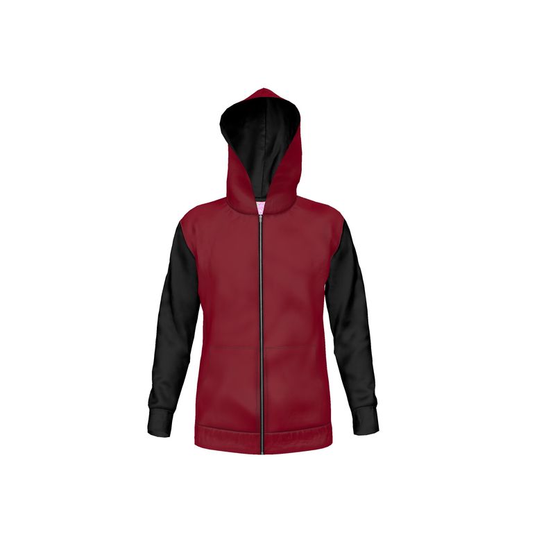 Hoodie Black & Burgundy Inspired by K.R.