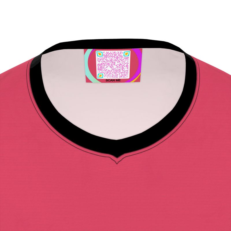 Long-Sleeve, V-Neck T-Shirt, Cabaret Red Collection