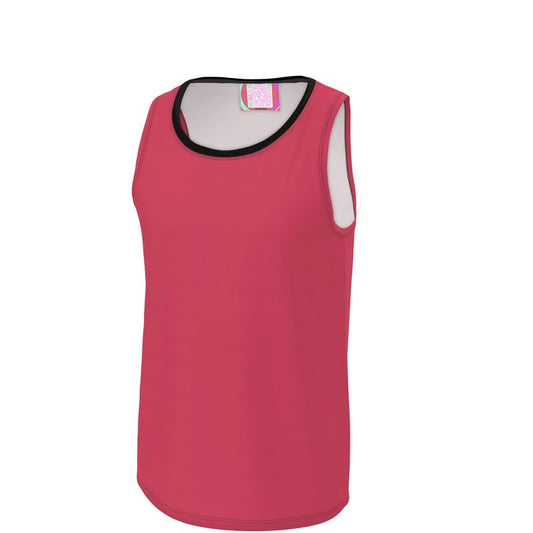 Cut And Sew Vest, Cabaret Red Collection.