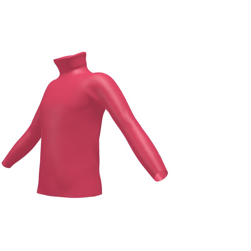 Slim Fit Roll Neck, Cabaret Red Collection.