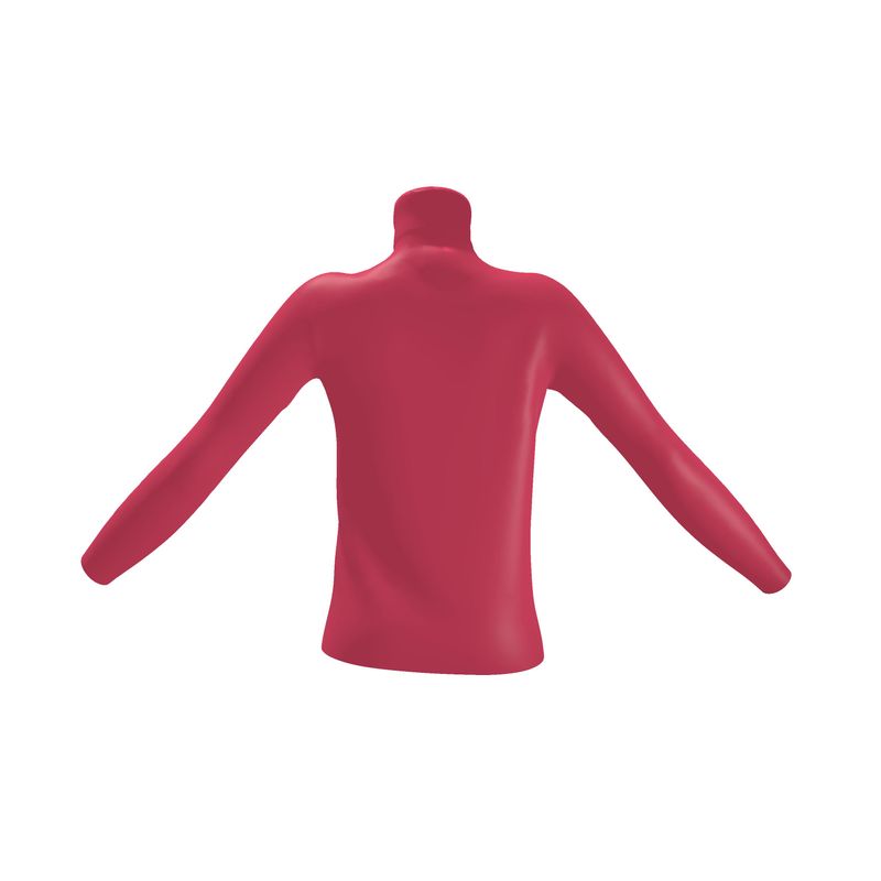 Slim Fit Roll Neck, Cabaret Red Collection.