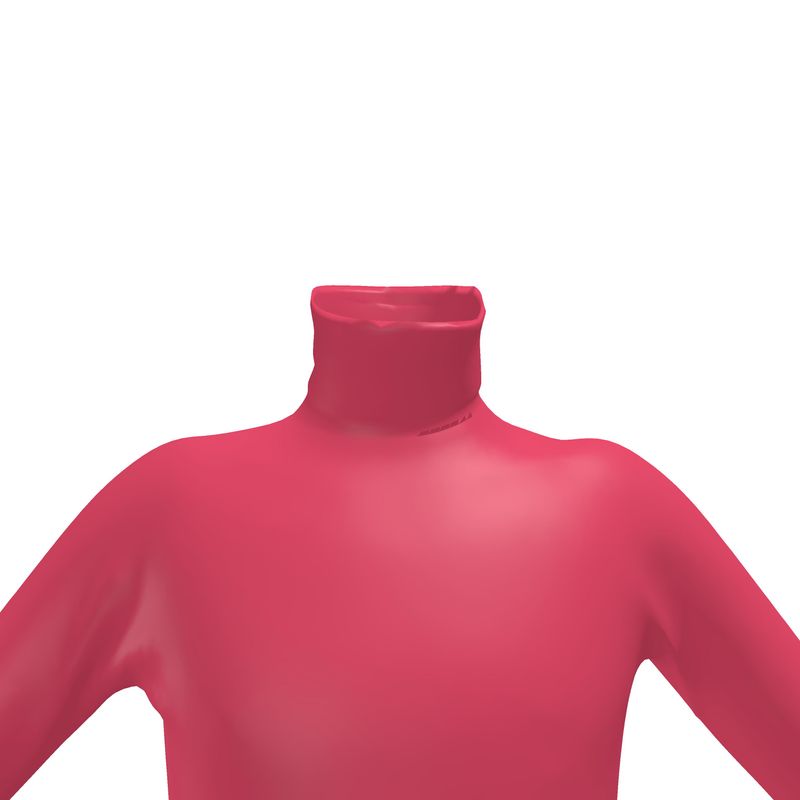 Slim Fit Roll Neck, Cabaret Red Collection.