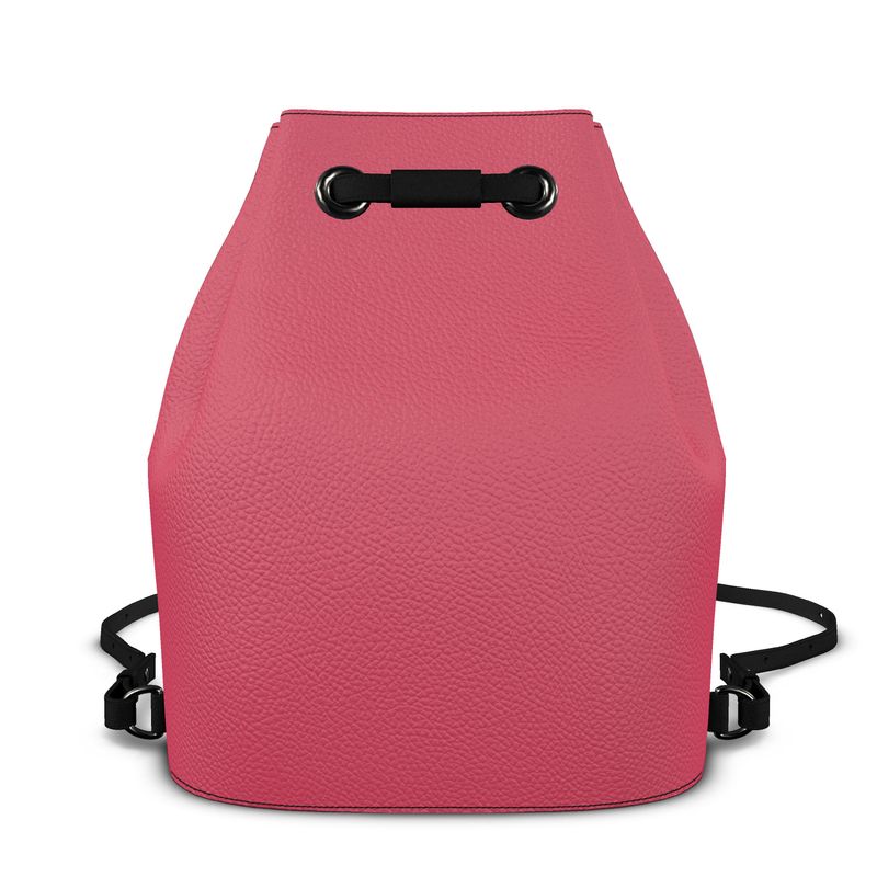 Bucket Backpack, Cabaret Red Collection.