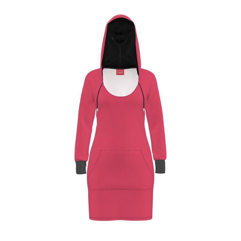 Hoodie Dress, Cabaret Red Collection.