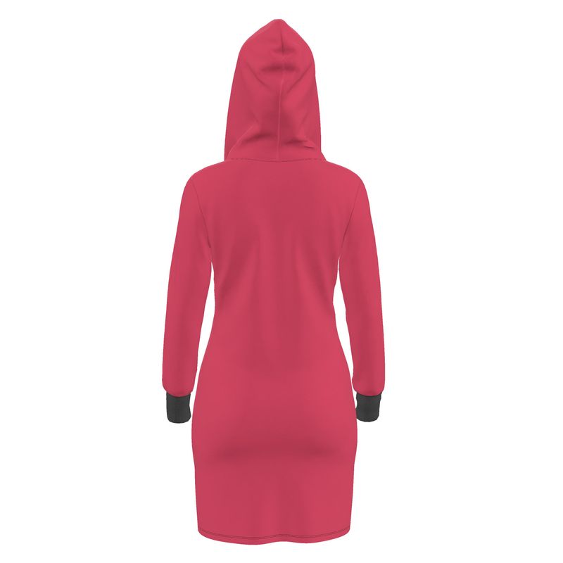Hoodie Dress, Cabaret Red Collection.
