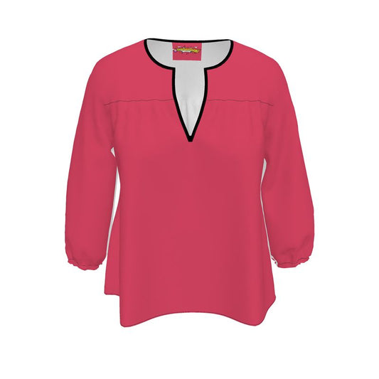 Women's Blouse, Cabaret Red Collection.