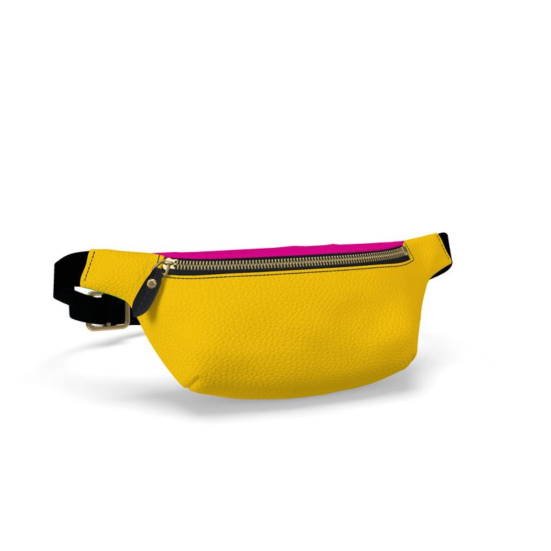 Mikado Yellow, Color Block Fanny Pack.