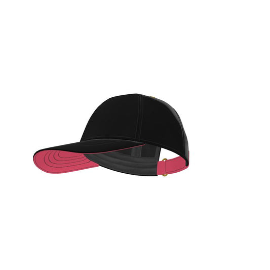 Baseball Cap Black & Cabaret Red.