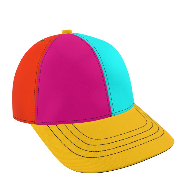 Baseball Cap, Color Block.