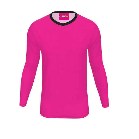 Hot Pink, Long-Sleeve T-shirt, Color Block collection.