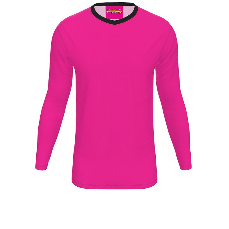 Hot Pink, Long-Sleeve T-shirt, Color Block collection.