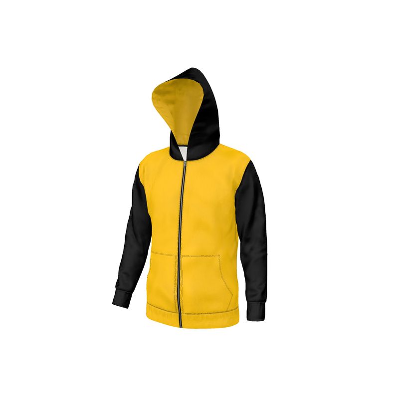 Hoodie,  Mikado Yellow & Black.