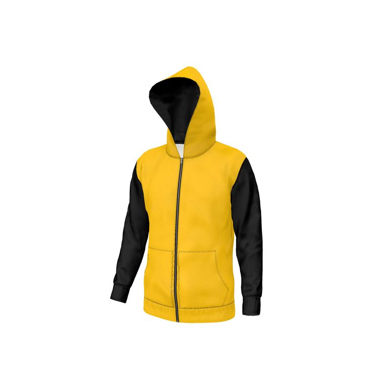 Hoodie,  Mikado Yellow & Black.