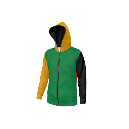 Classic Color Block Hoodie, brighter Green.