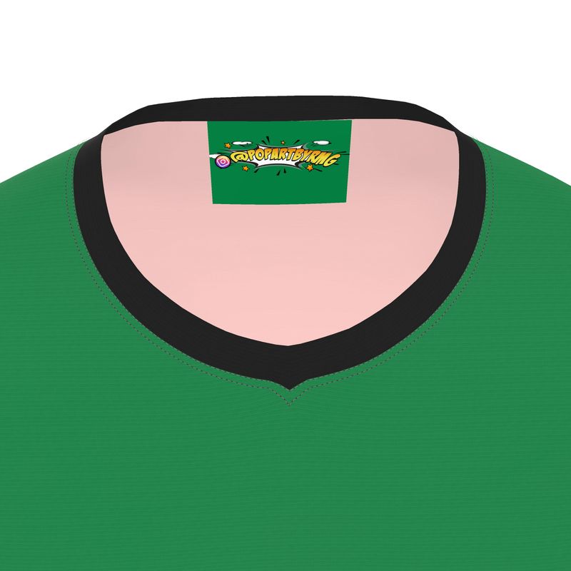 Classic Color Block T-Shirt, Jungle Green.