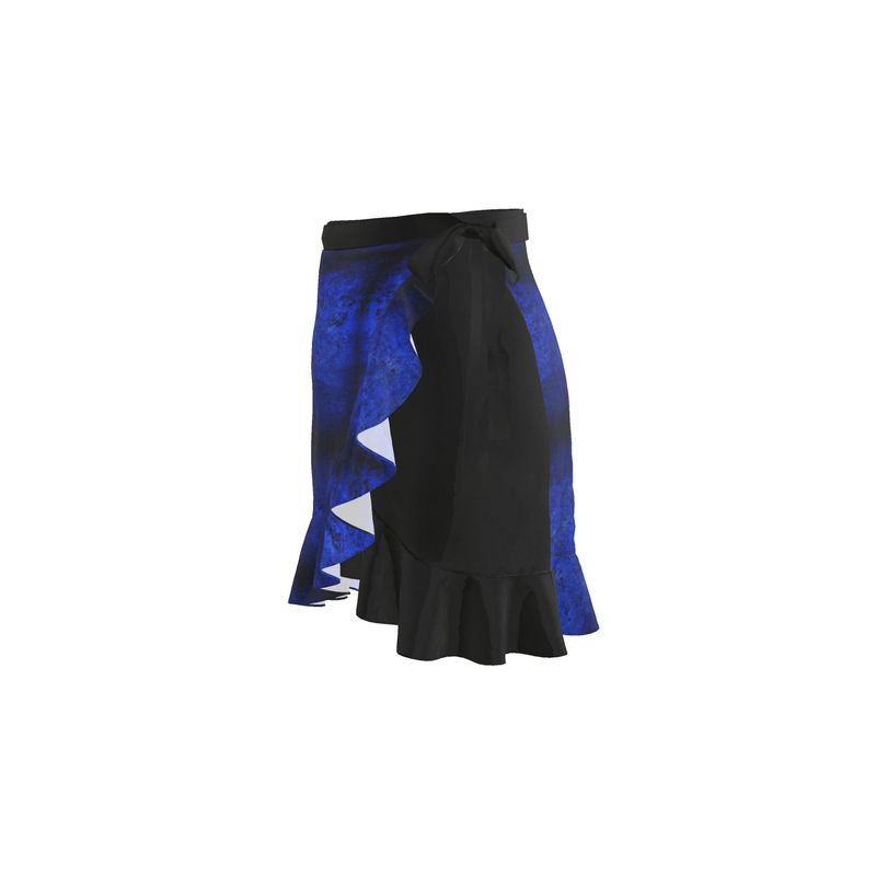 Blue Art, Flounce Skirt.