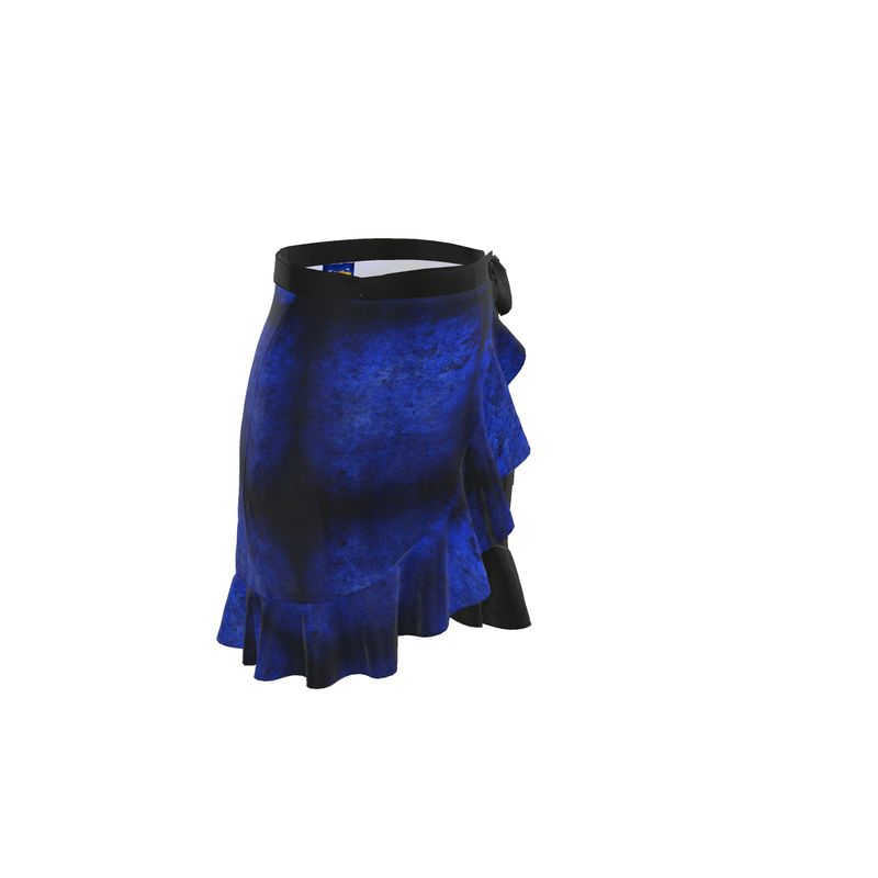 Blue Art, Flounce Skirt.