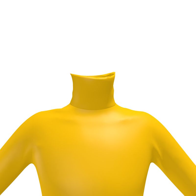 Mikado Yellow  Slim Fit Roll Neck.