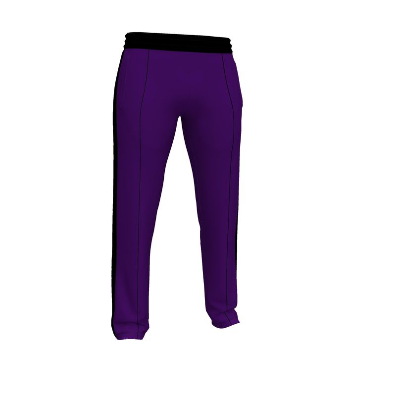 Dark Purple Tracksuit Trousers for Pop Art Collection.