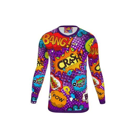 Purple Pop Art Color T-Shirt.