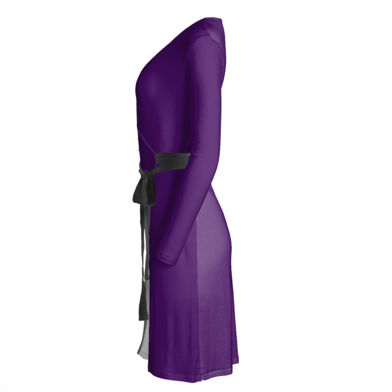 Obsidian shell color, Wrap Dress.