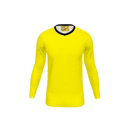Light Yellow, Slim fit V-neck T-Shirt.