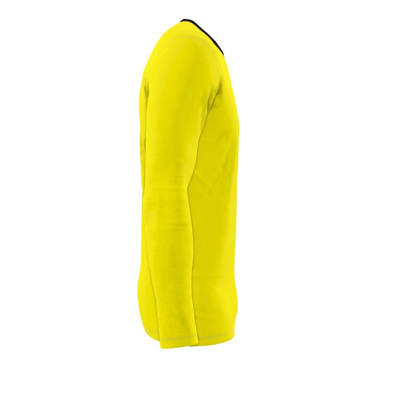 Light Yellow, Slim fit V-neck T-Shirt.